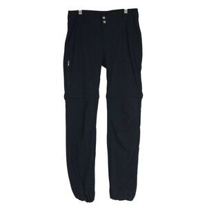 COLUMBIA - WOMEN'S 4 -BLACK OMNI-SHIELD CONVERTIBLE HIKING CAMPING PANTS